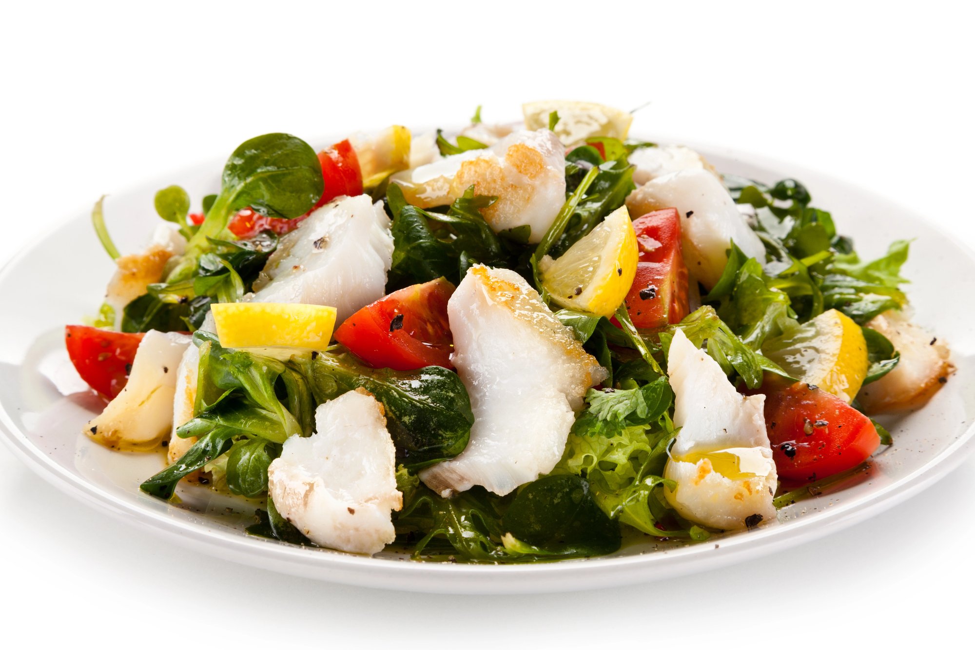 Tandoori Fish Salad