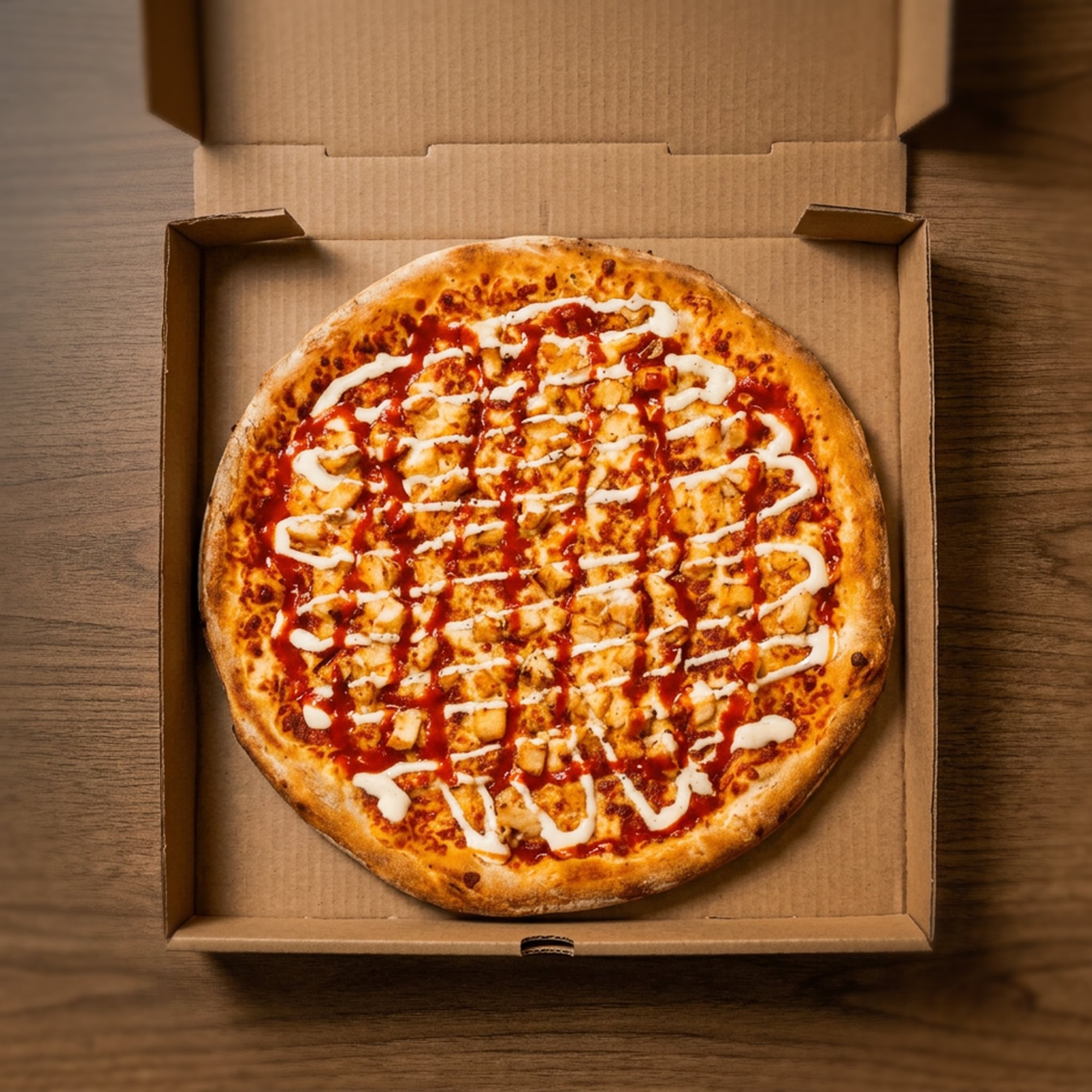 Buffalo Chicken Ranch Pizza