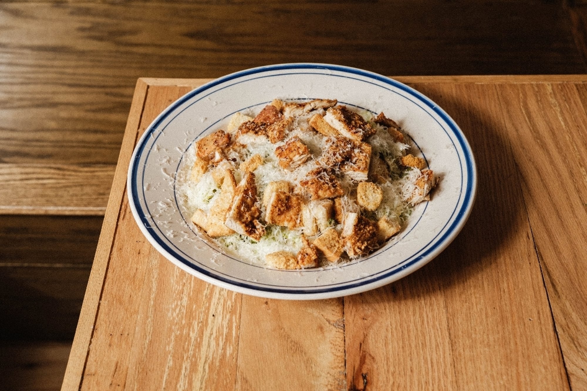 Crispy Chicken Caesar Salad