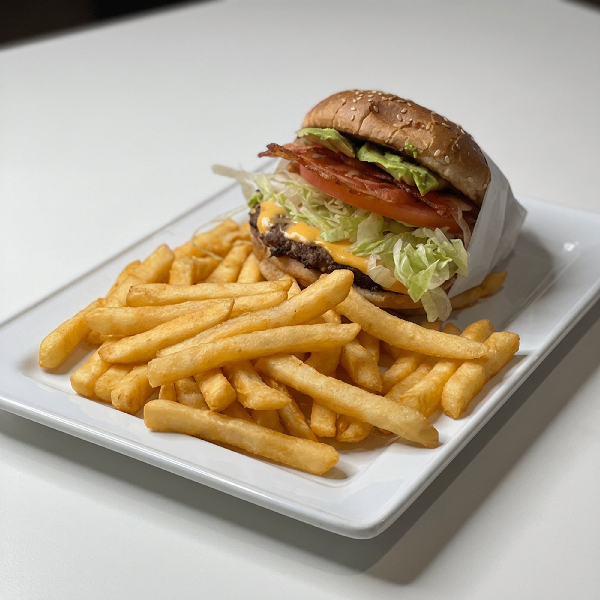 Hamburger w/Fries
