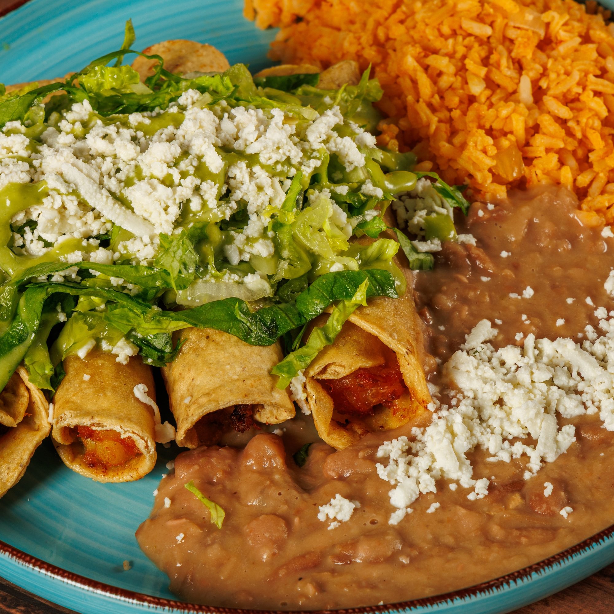 Chicken Taquitos Plate