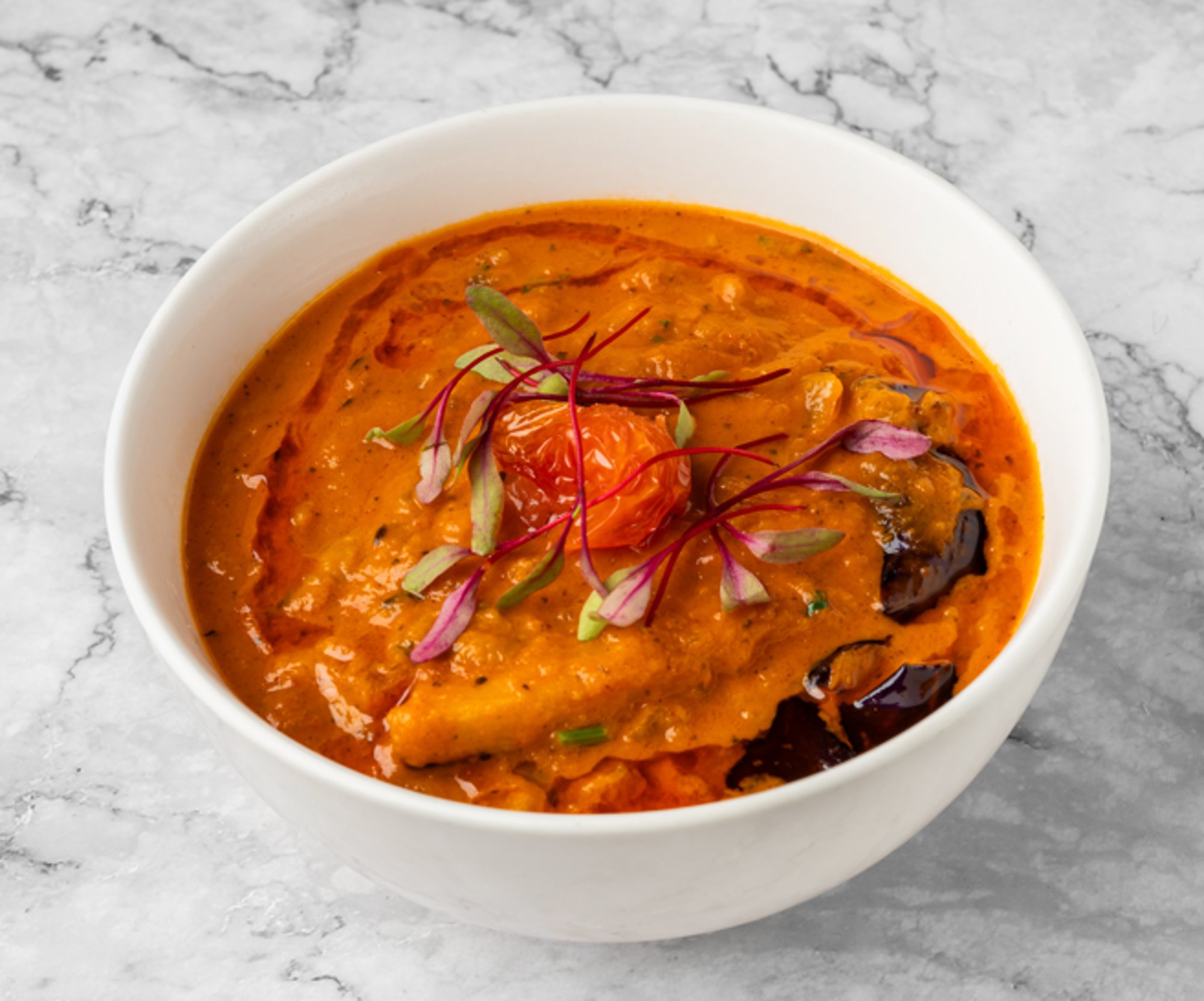 Eggplant Cherry Tomato Curry (gf)