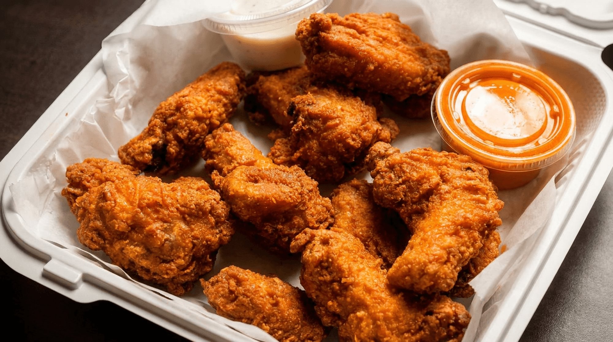 Breaded Wings (10 Pieces)