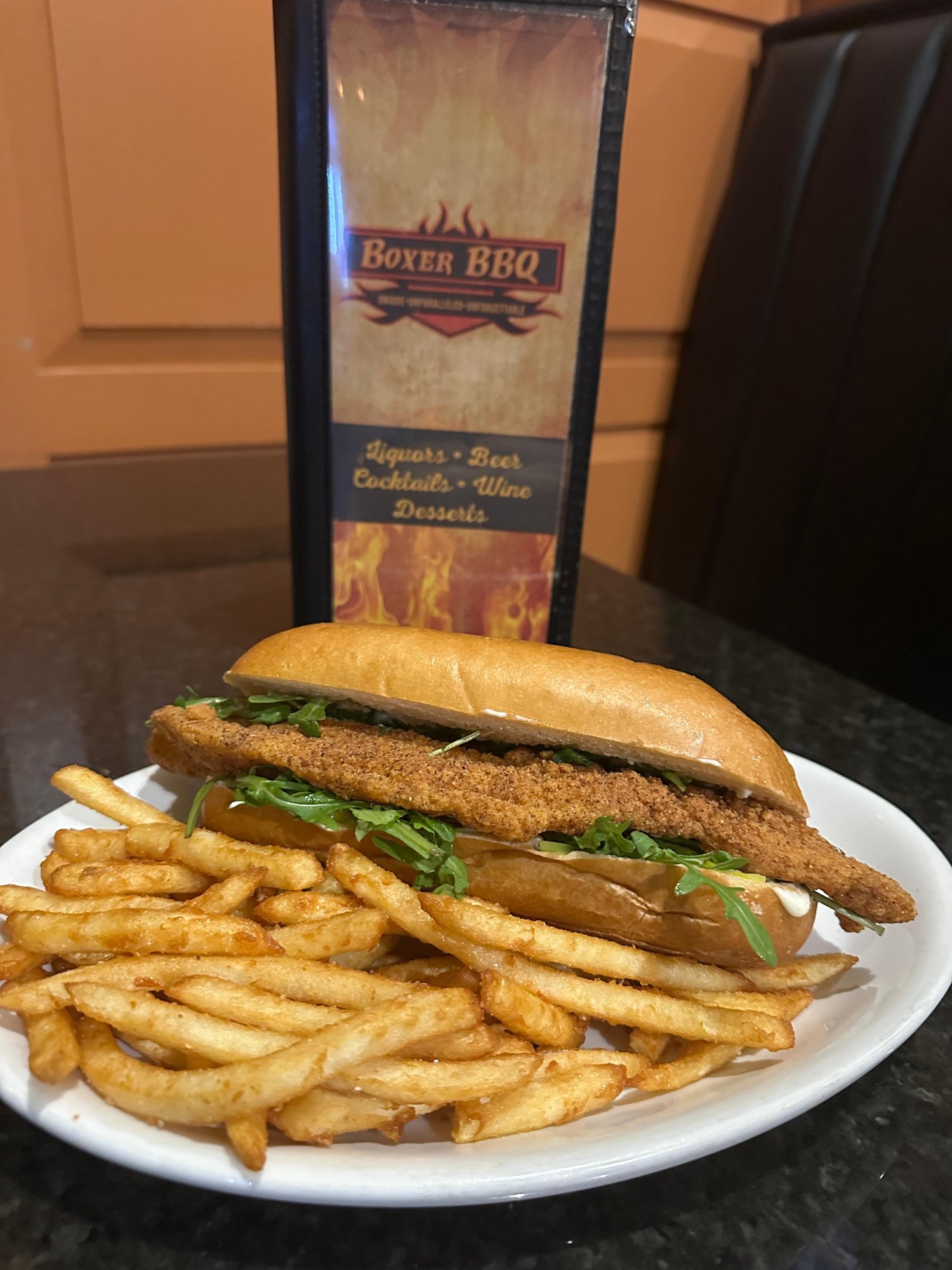 Cajun Fried Catfish Sandwich Combo
