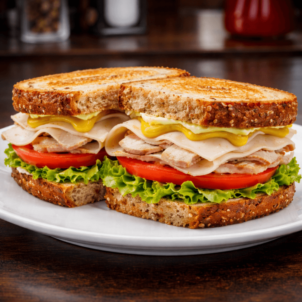 Turkey and Swiss Cold Sandwich