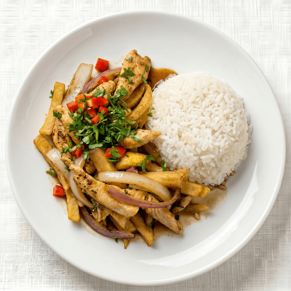 Saltado de Pollo