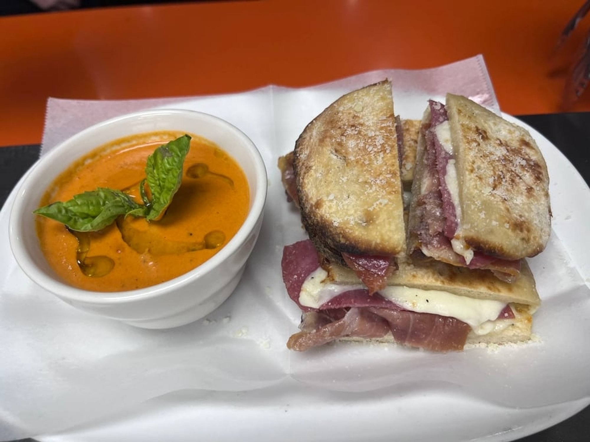Italian Ham & Cheese Melt Sandwich