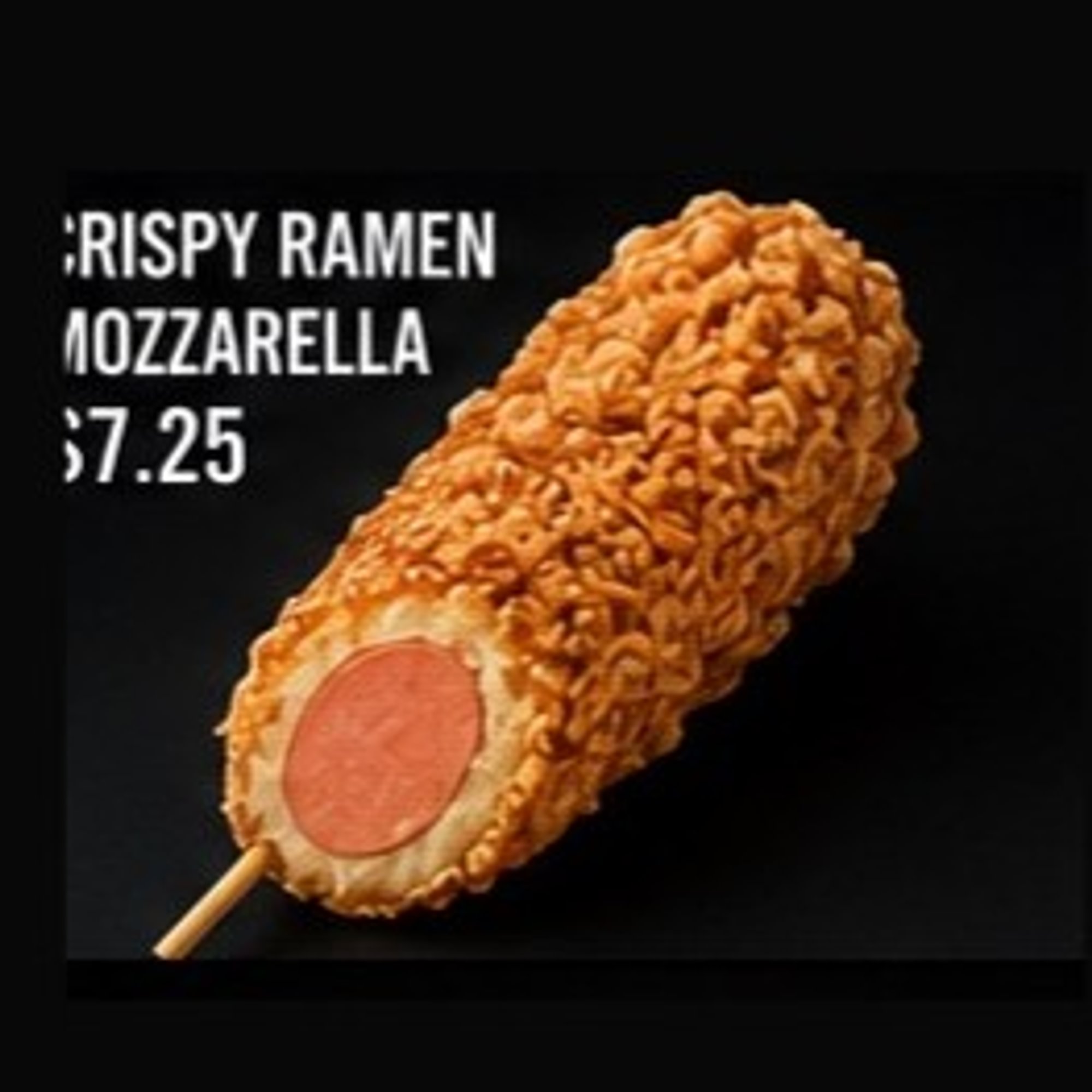 12. Crispy Ramen Mozzarella