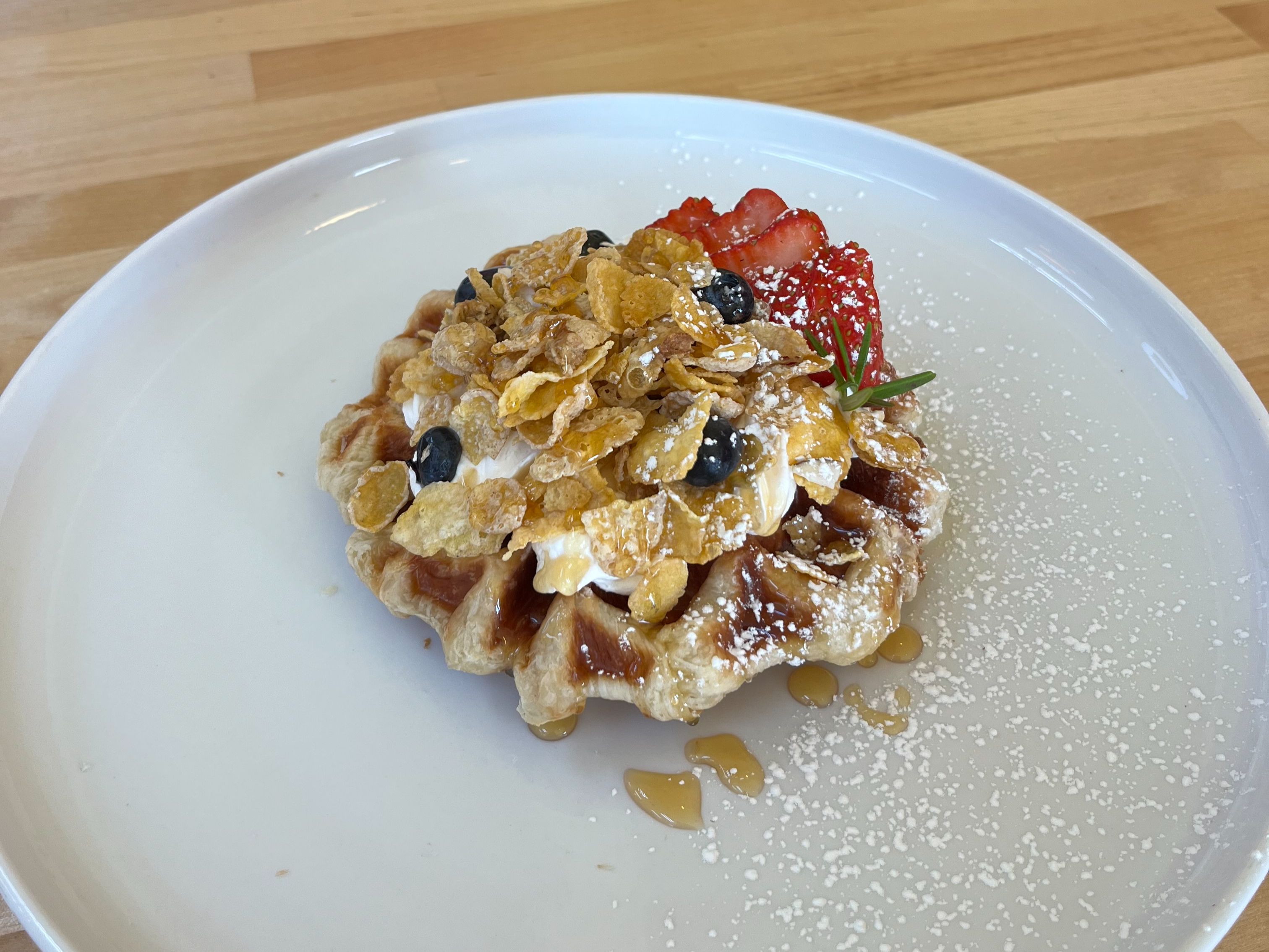 Frosted Flakes Croffle