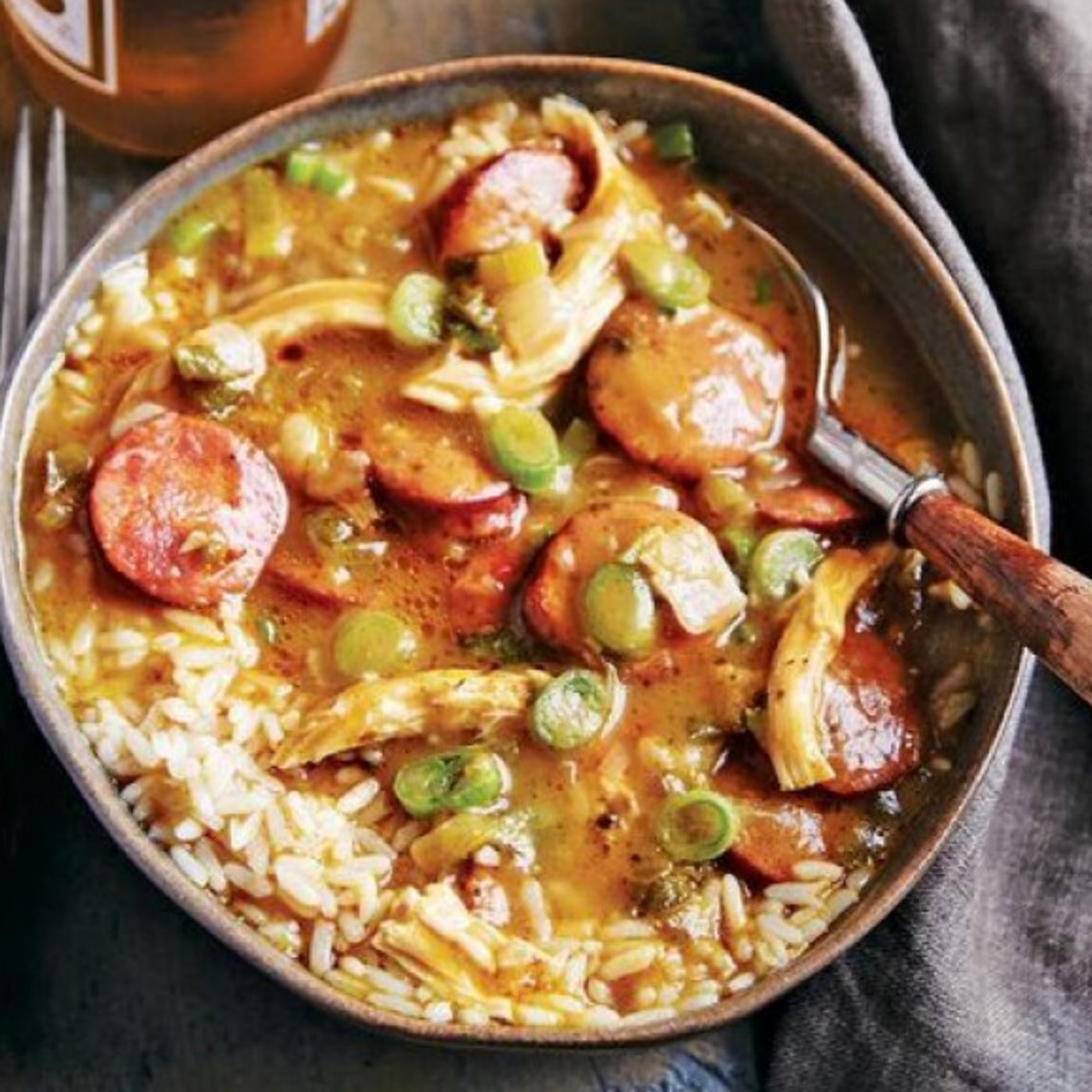 Bowl Chicken & Andouille Sausage Gumbo