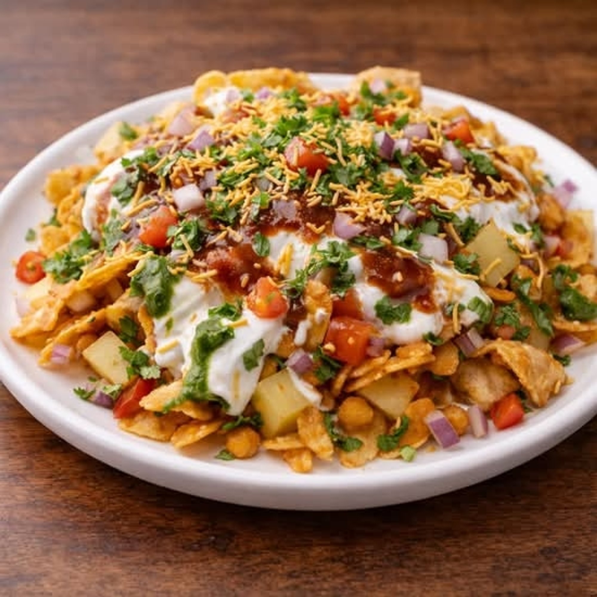 Aloo Papdi Chaat