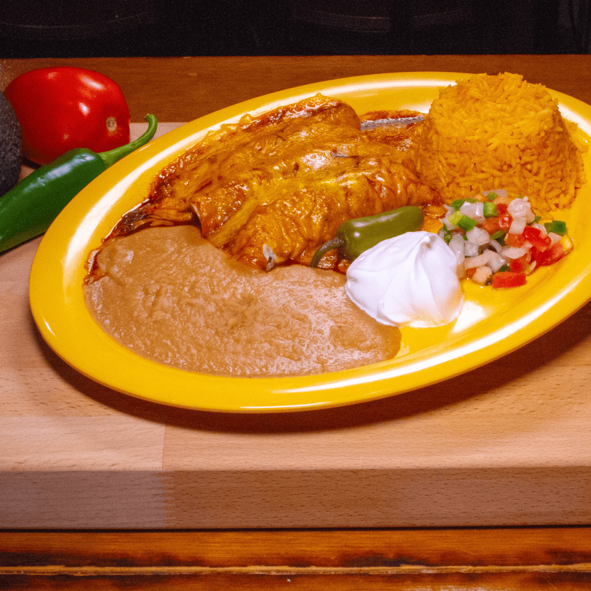 Red Enchilada Plate