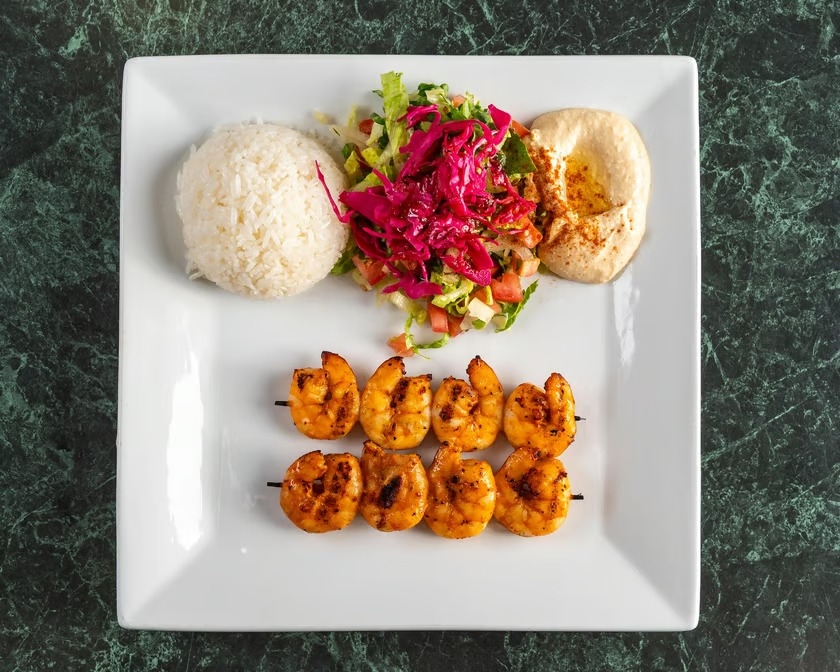 PRAWNS KEBAB