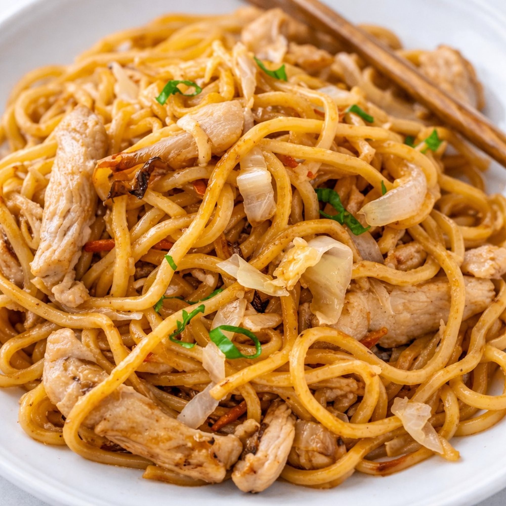 Lo Mein Noodle Stir Fried