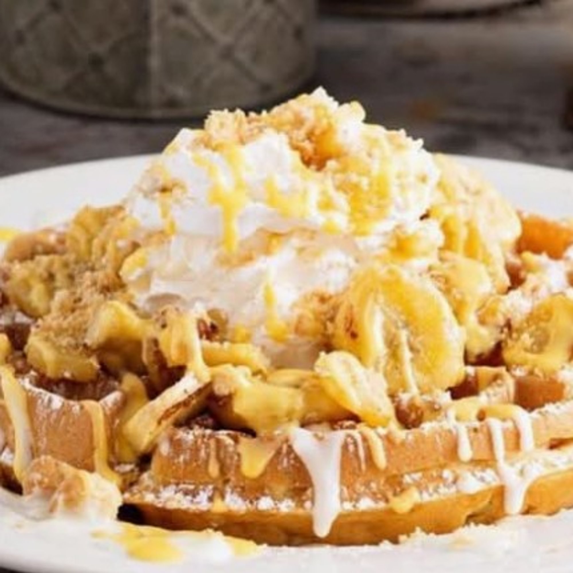 Banana Pudding Bliss Waffle