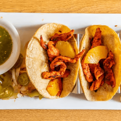 31D. Three Pieces Tacos Al Pastor