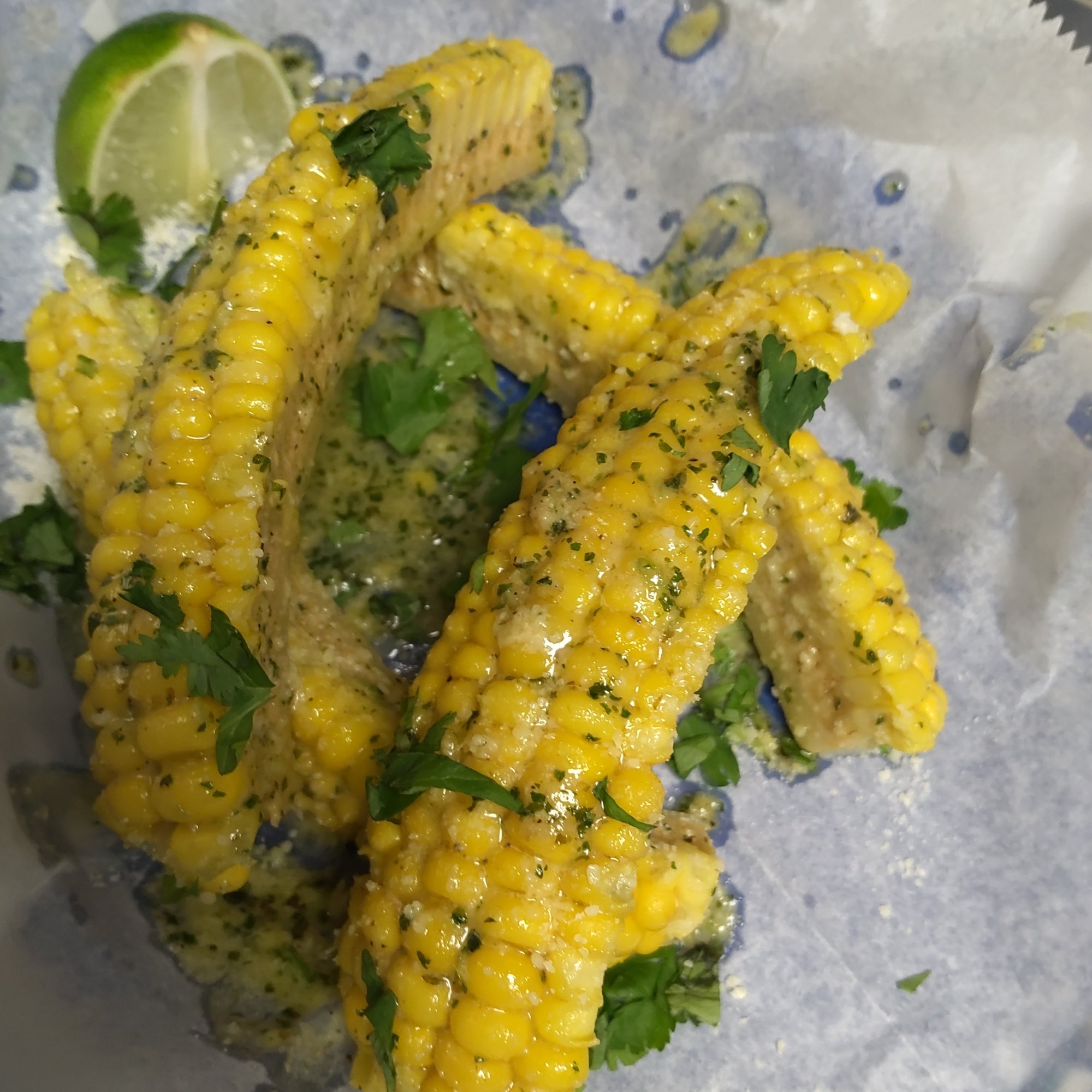 Elote Ribs Garlic & Parm