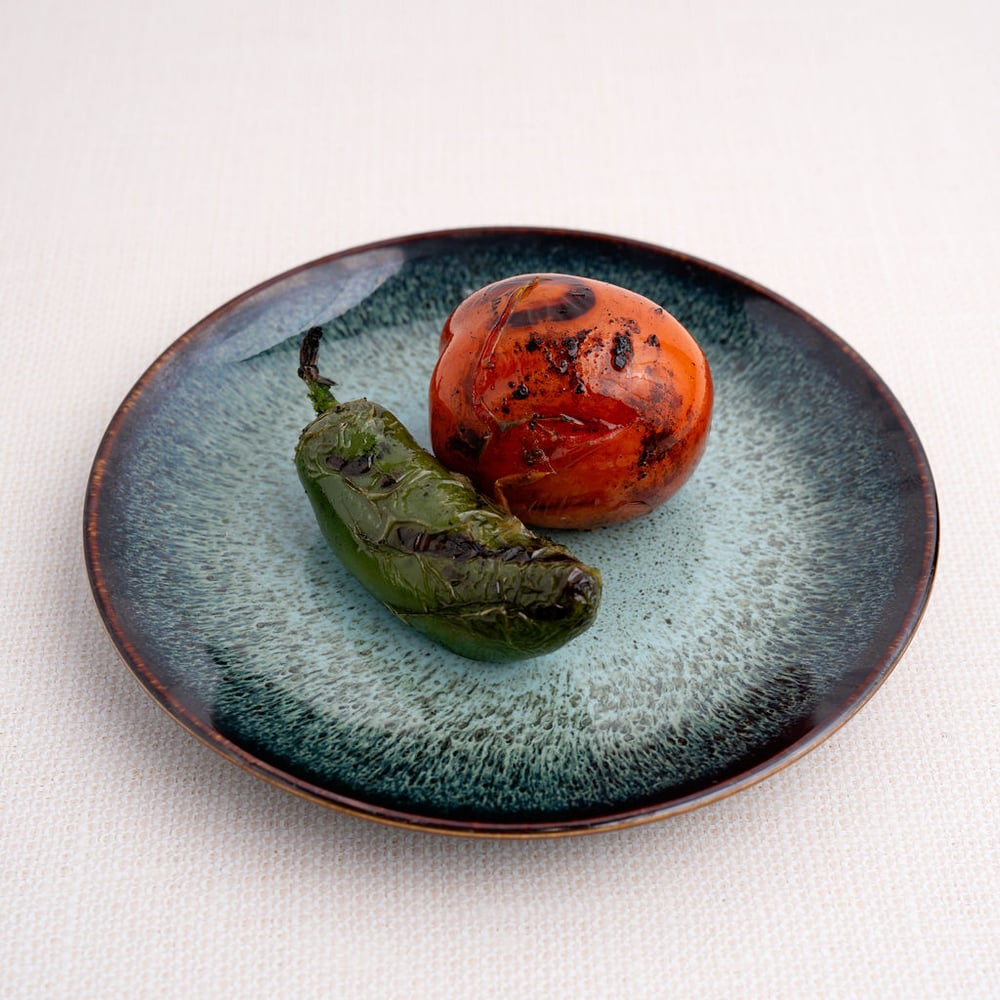 Grilled Tomato & Jalapeno