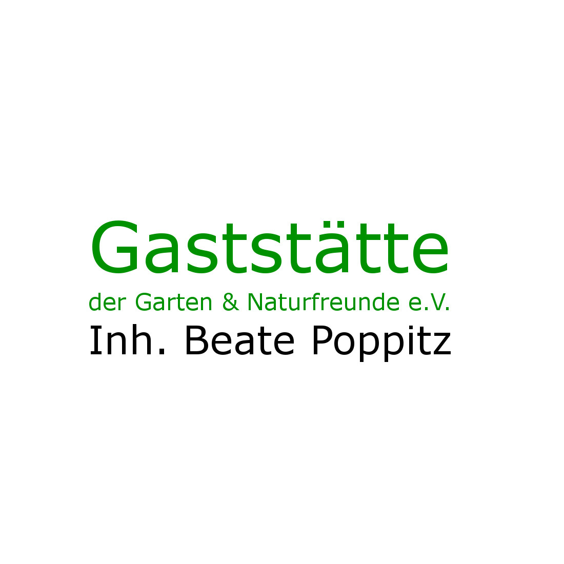 Logo von Gaststätte der Garten & Naturfreunde e.V. Inh. Beate Poppitz