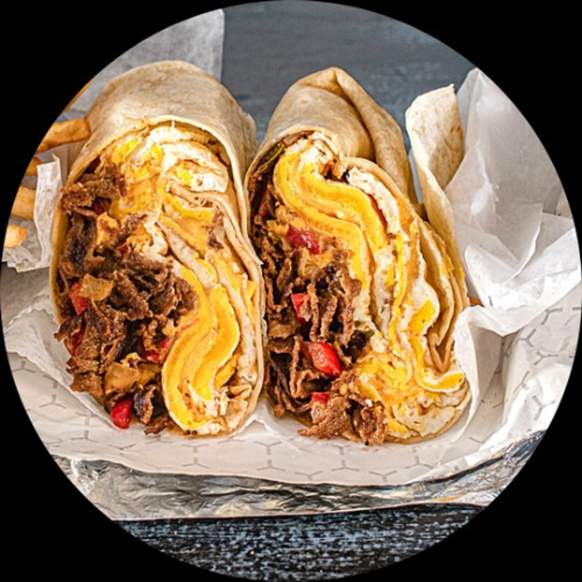 Philly Steak & Egg Wrap