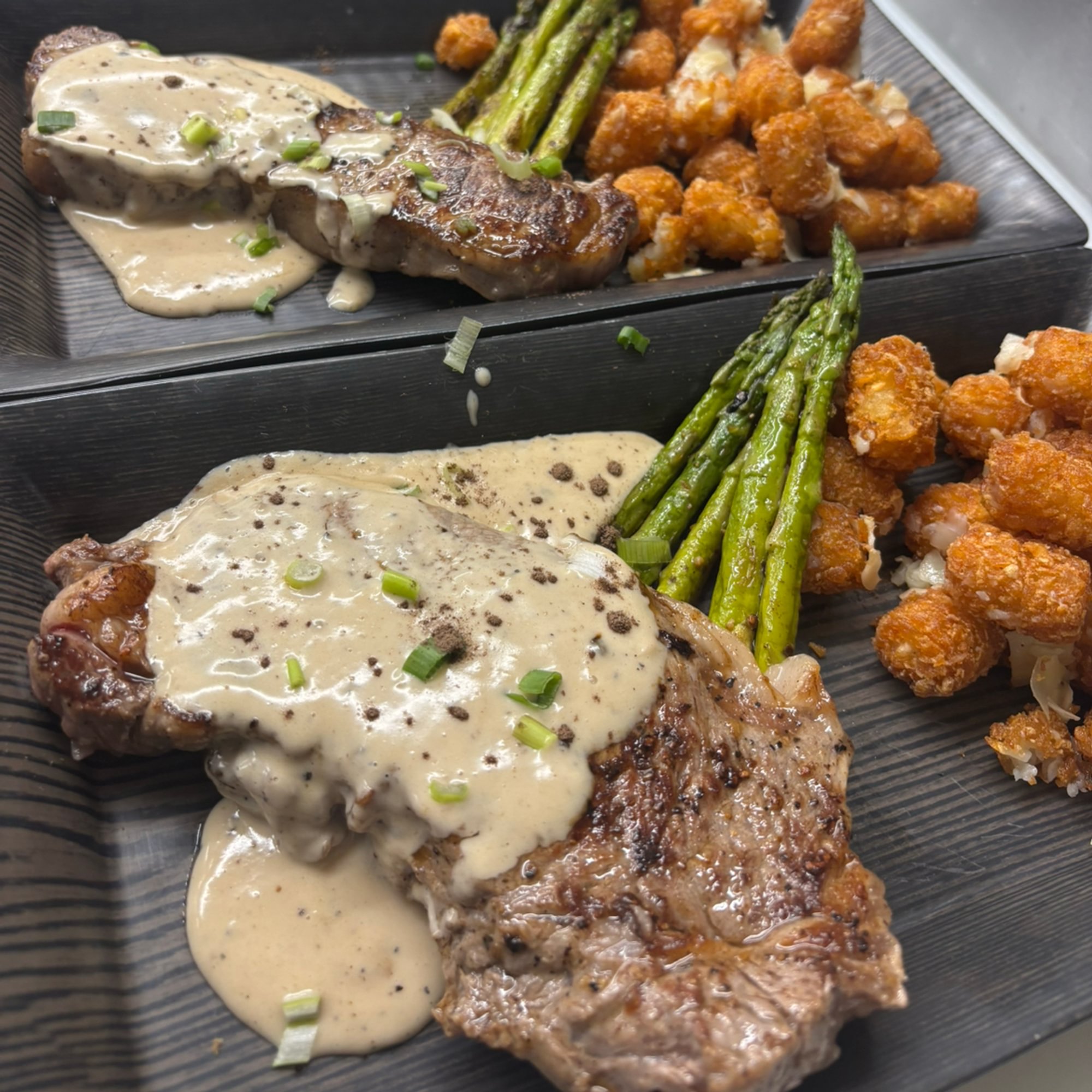 NY Strip Au Poivre Entree