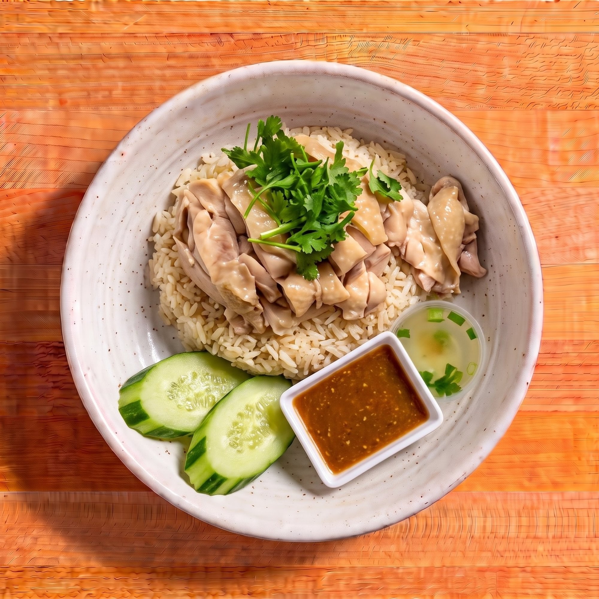 Hainanese Chicken Over Rice