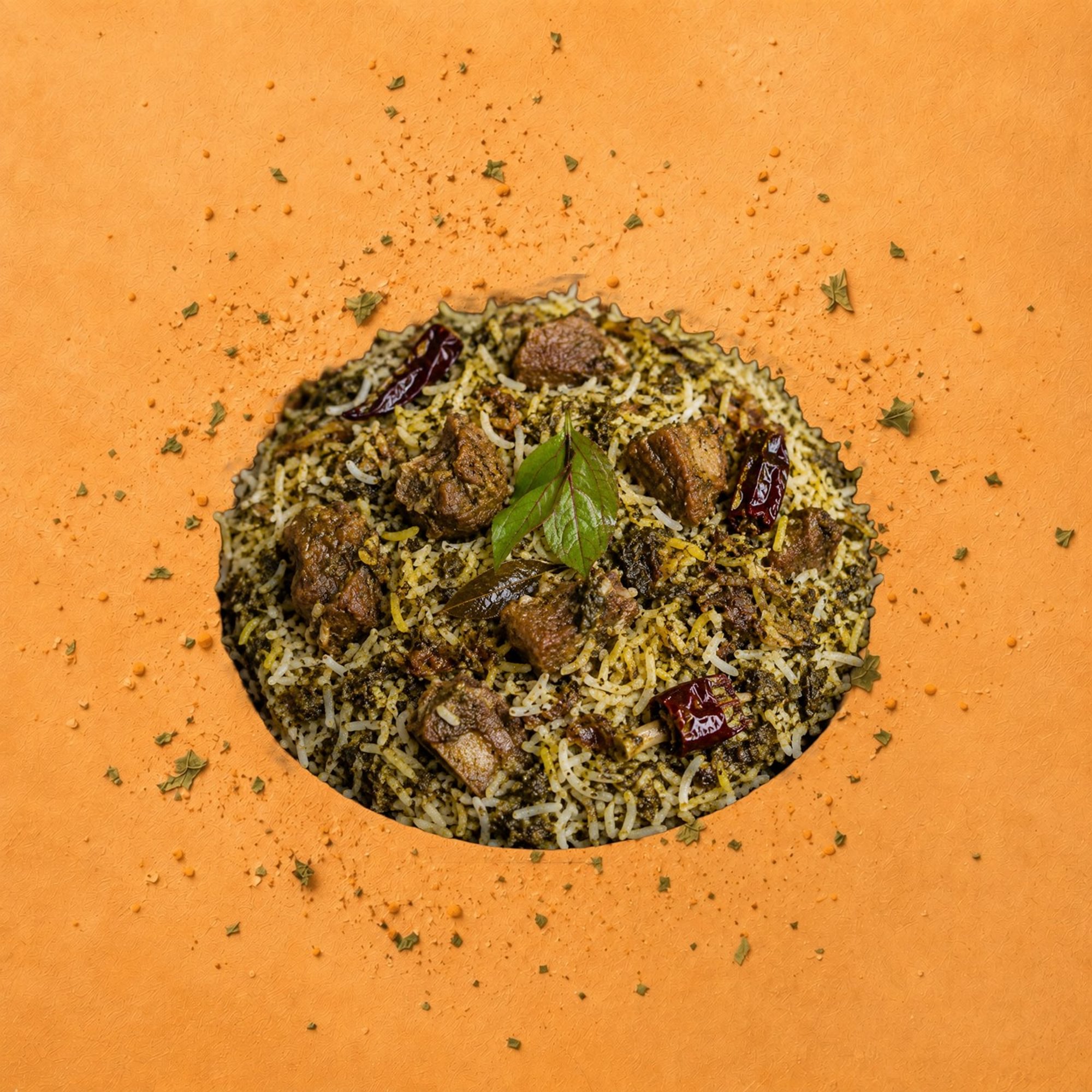 Gongura Goat Biryani