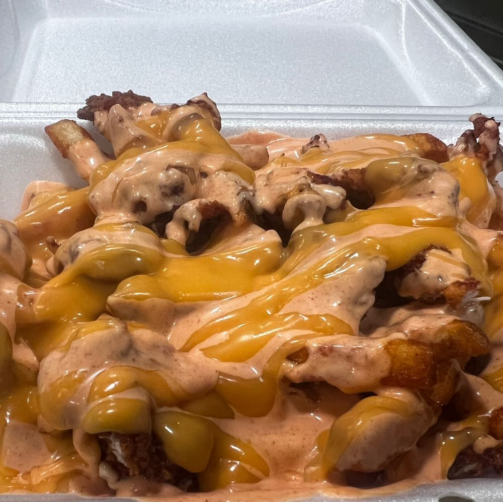 Crispy Chicken Loaded Fries