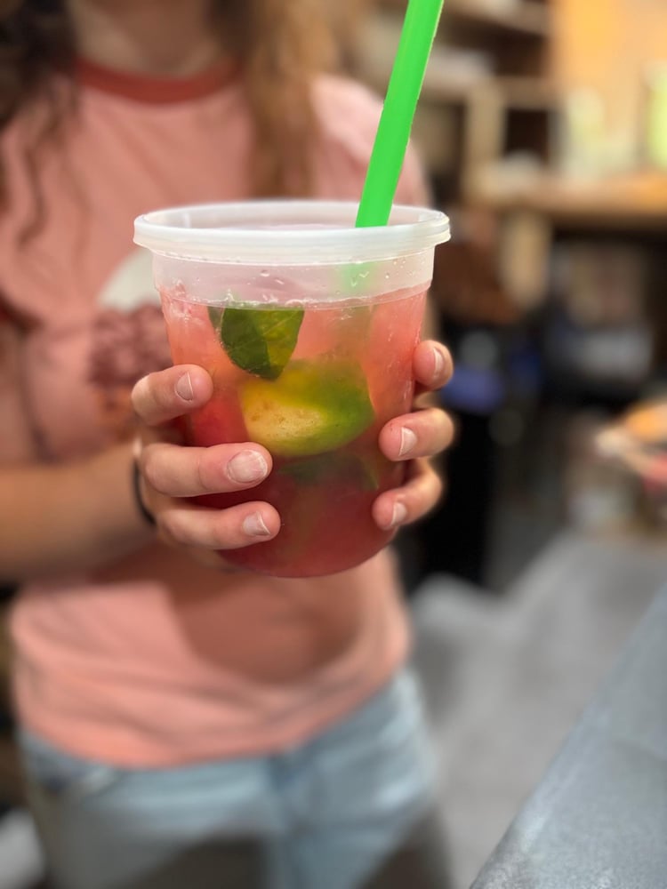 Strawberry Basil Limeade