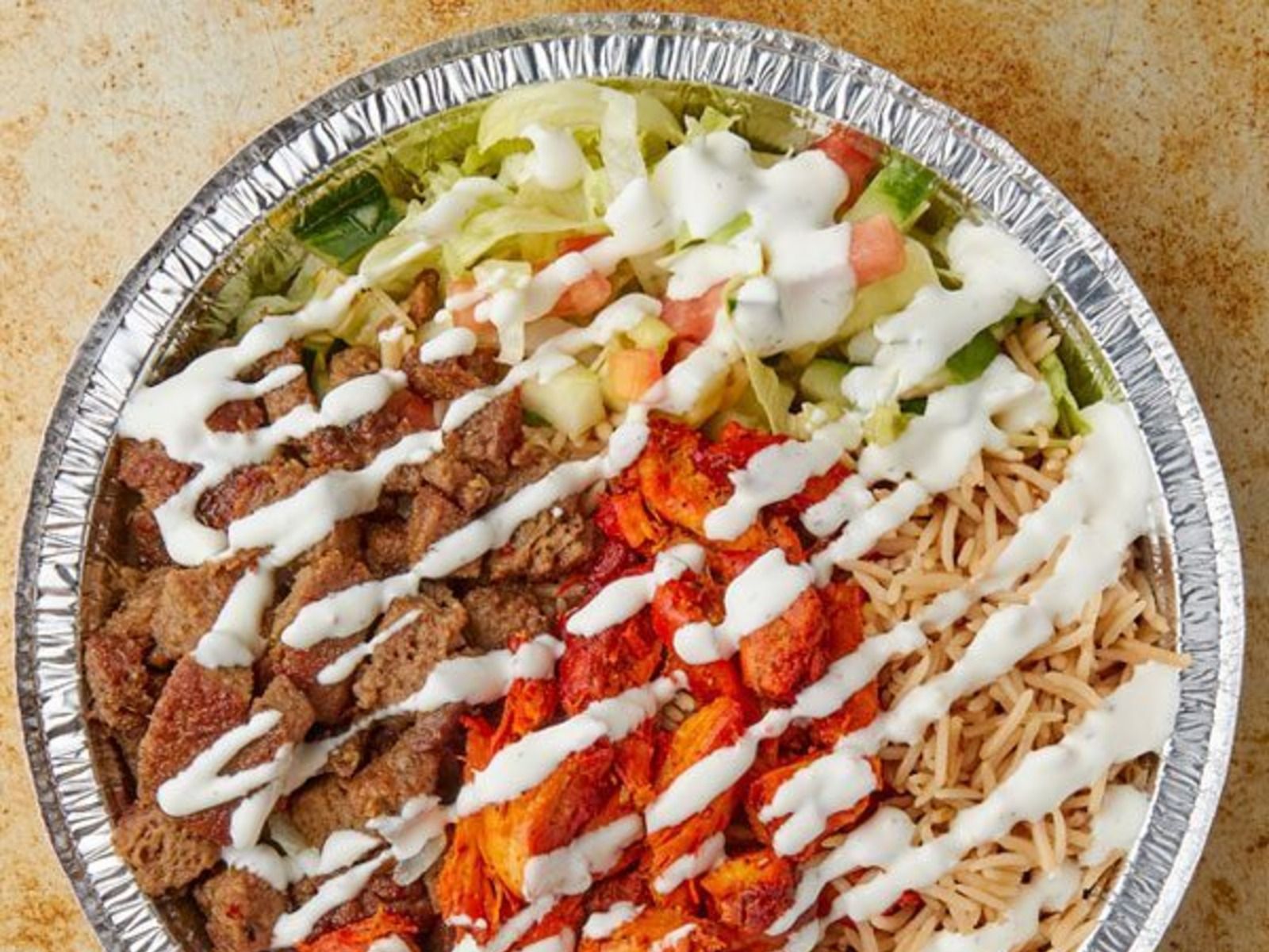 Beef Gyro Over Rice