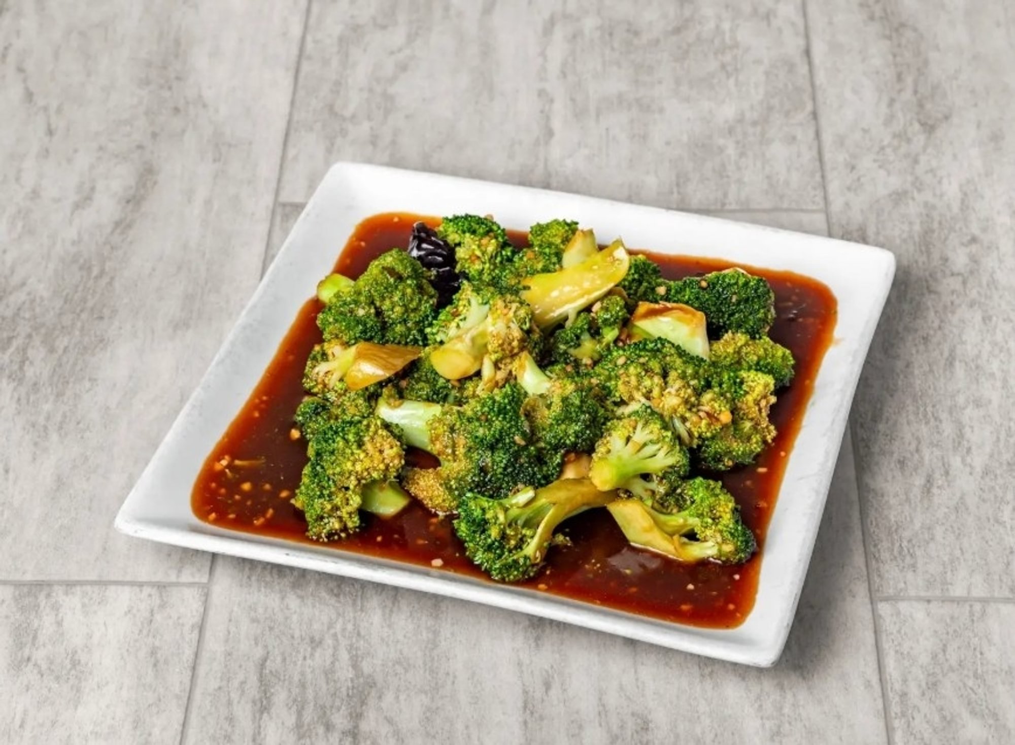 Broccoli with garlic sauce (with pork) / 鱼香菜台