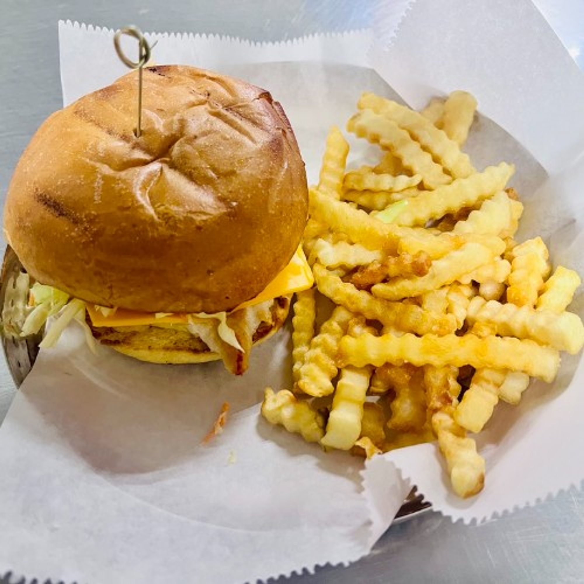 Kids Chicken Burger & Fries