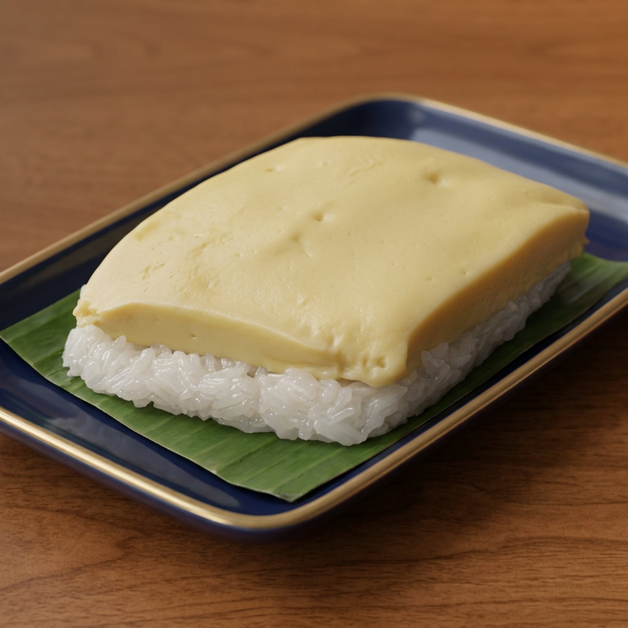 Sweet Sticky Rice with Thai Custard