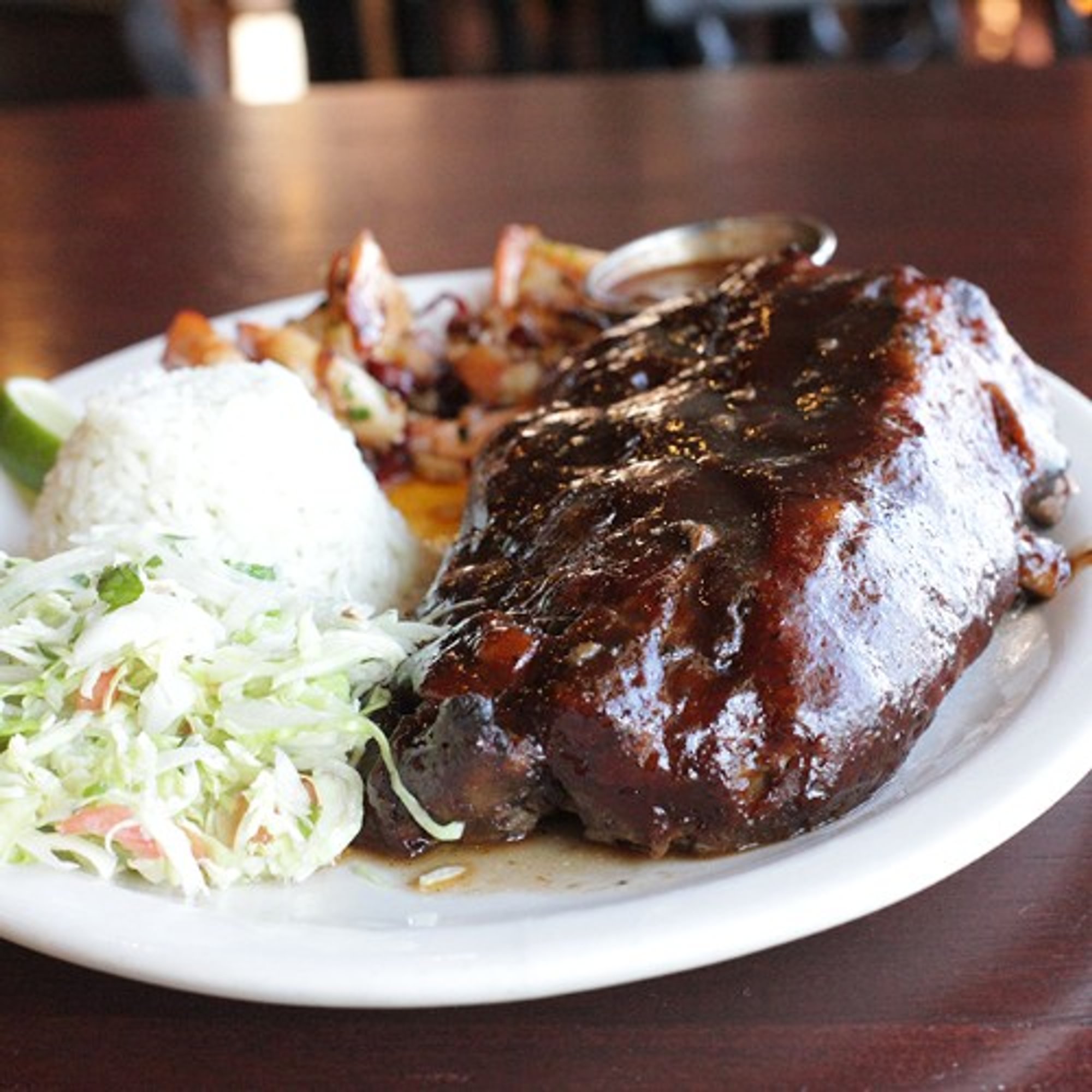 BBQ Ribs (1/2 Rack of Ribs)
