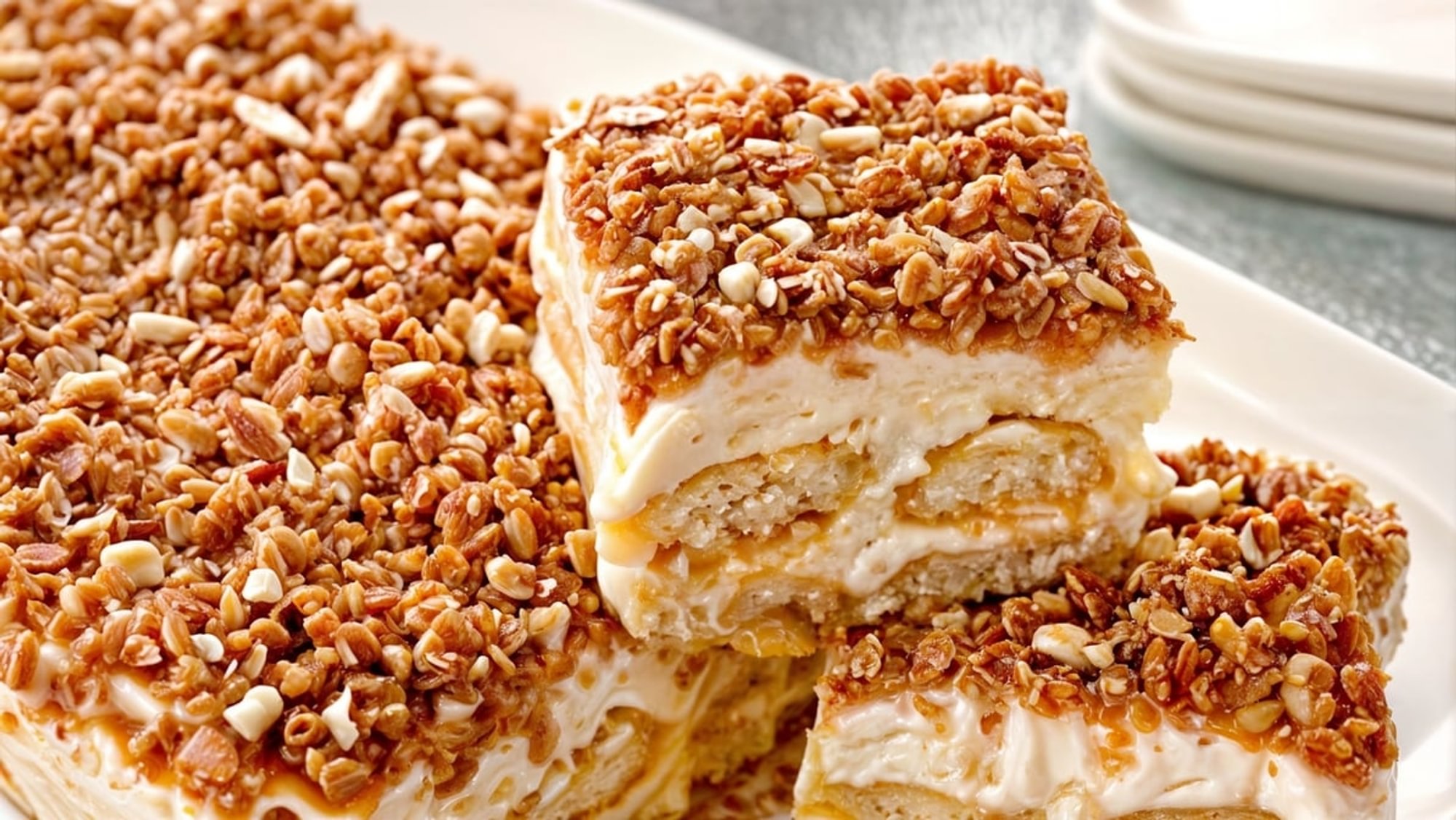 Toasted Almond Cream Cake