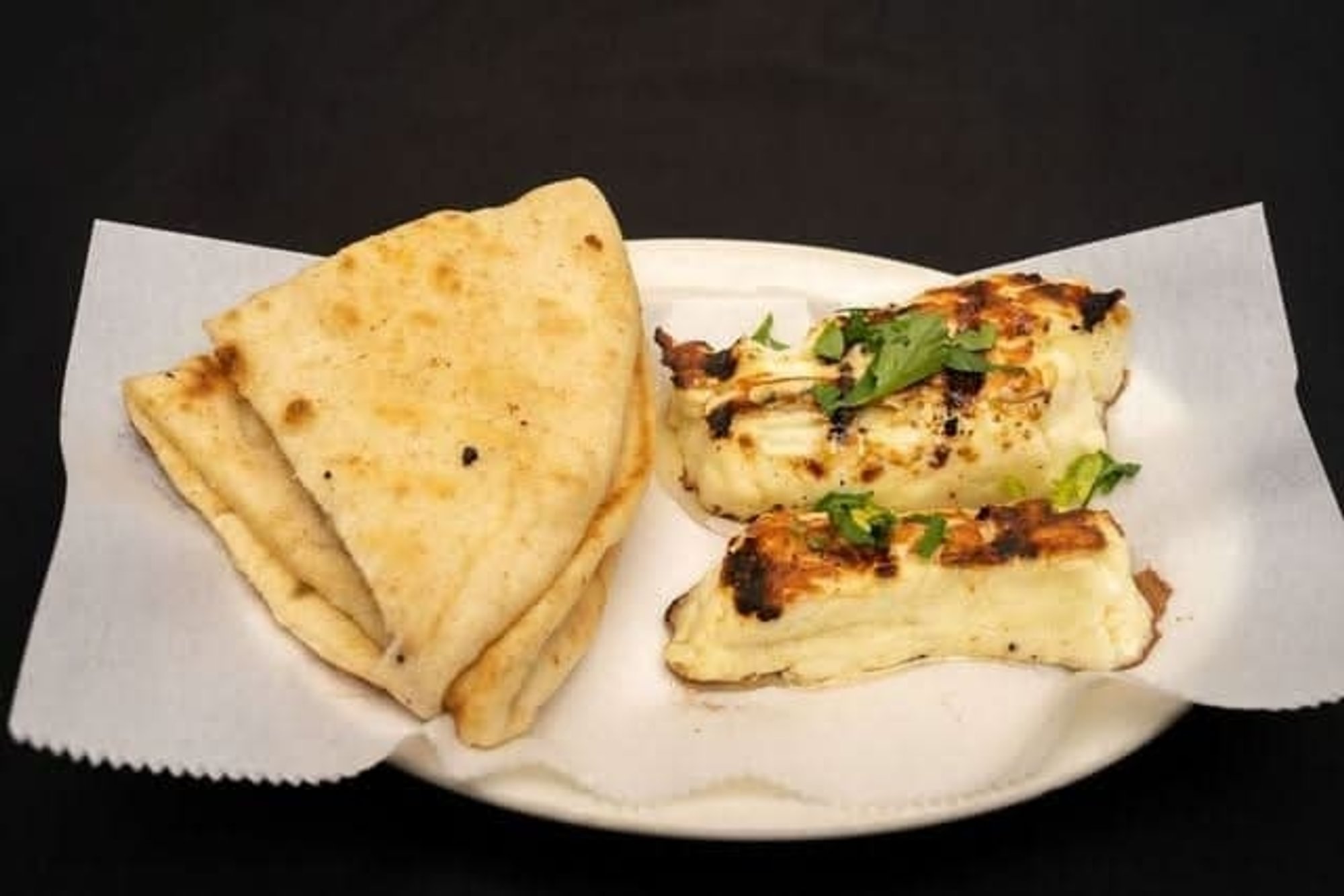 Grilled Halloumi Cheese Pita