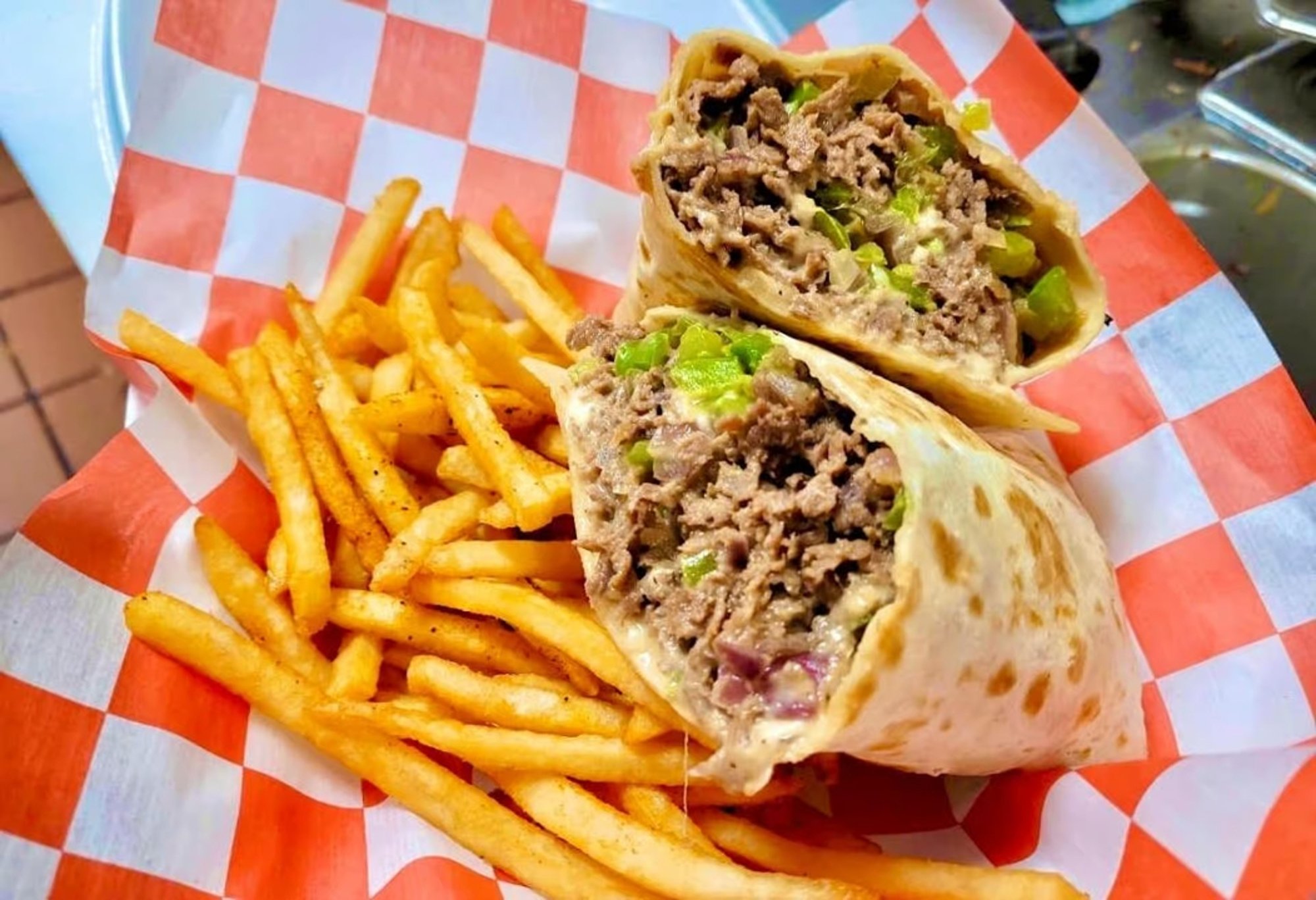 Cheesesteak Burrito