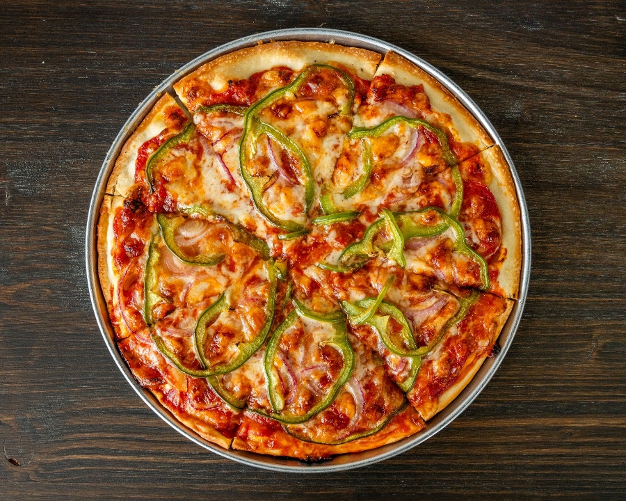 10” Onions & Peppers Pizza