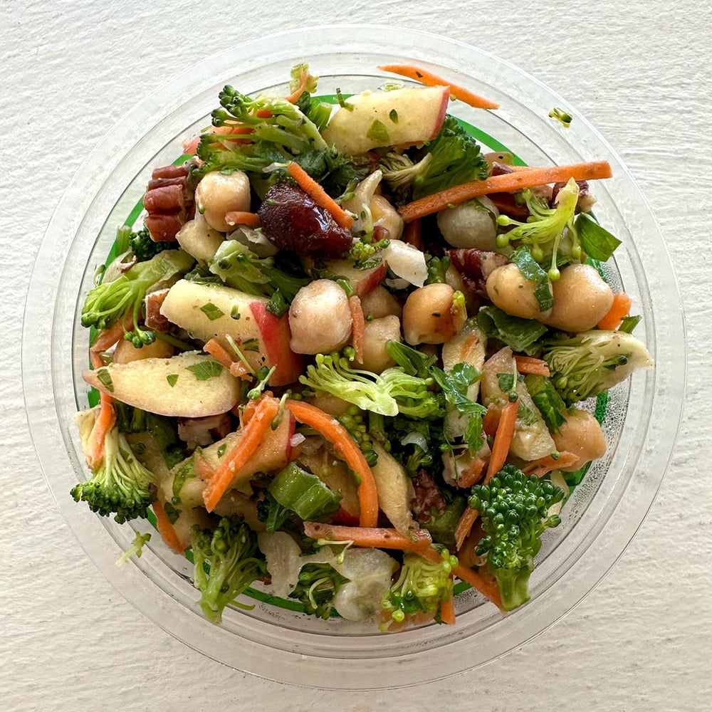 Chickpea Apple Broccoli Salad