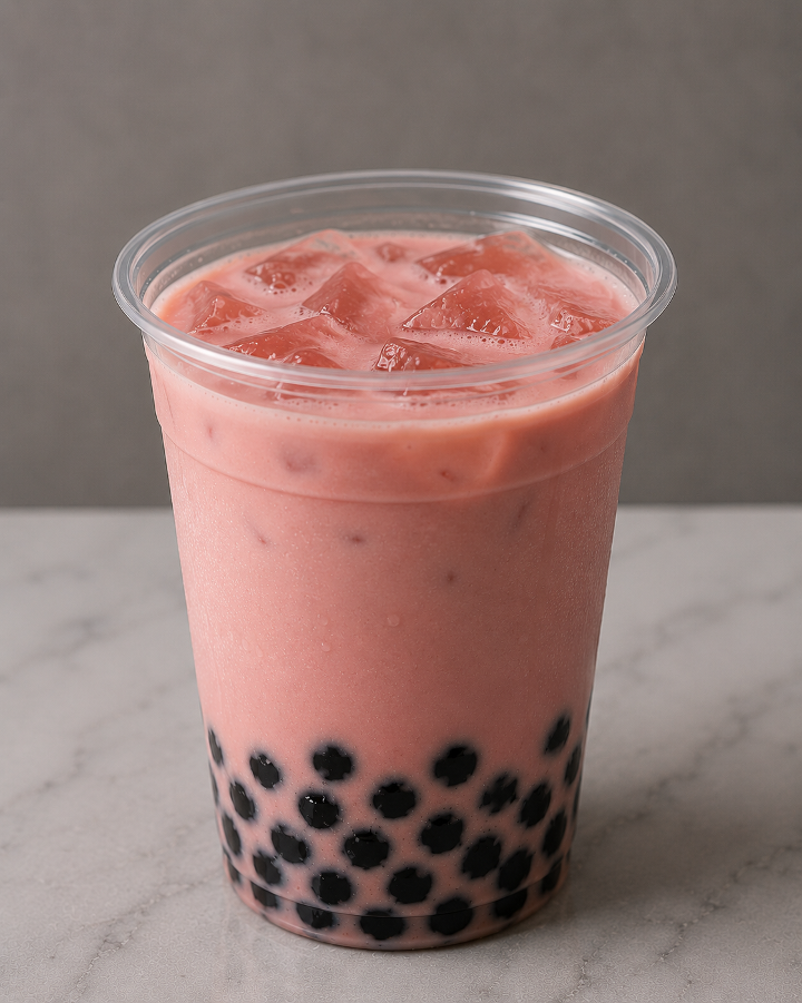 Strawberry Boba Tea