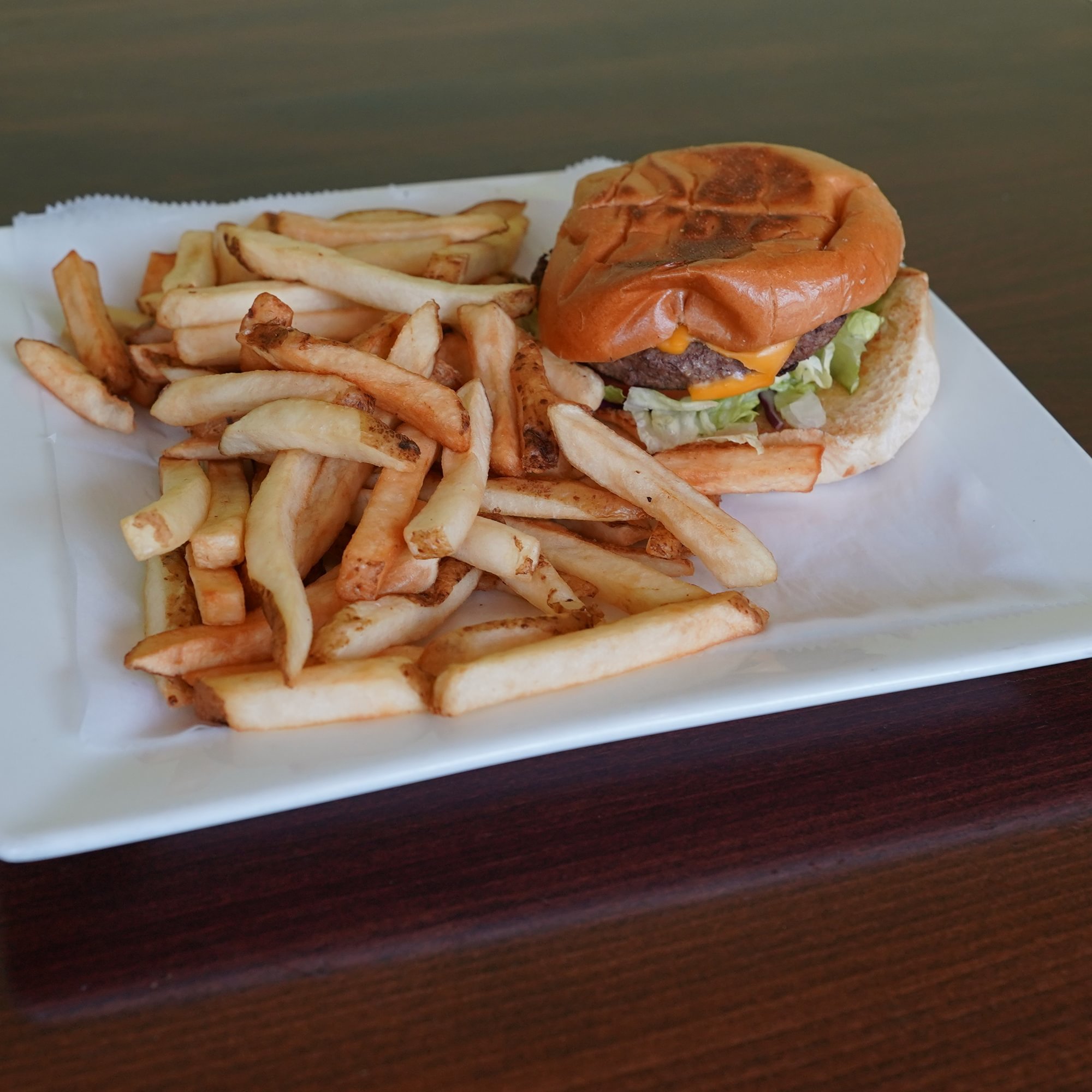 Hamburguesa Con Papas