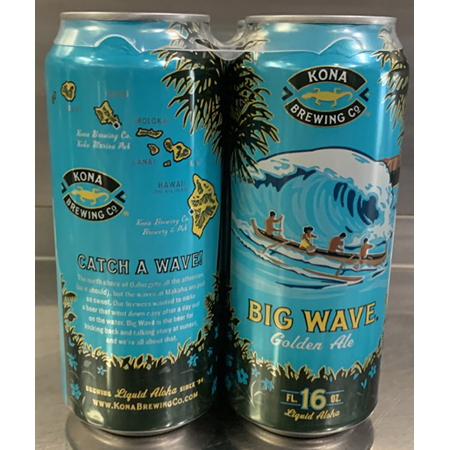 Kona Big Wave 4 Pack 16 OZ Cans