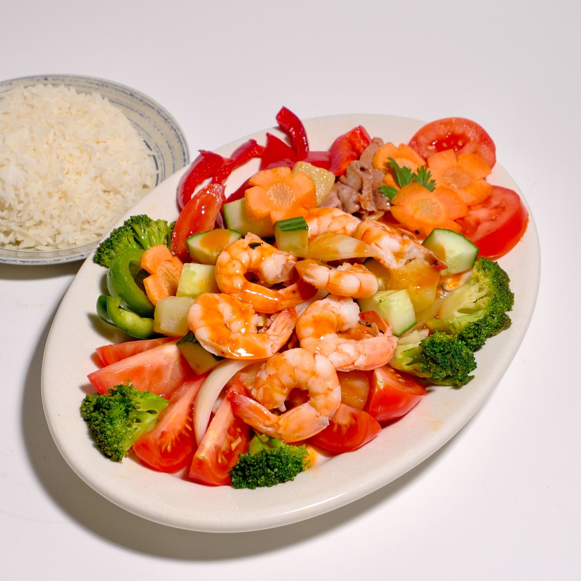 Sweet & Sour Shrimp with Vegetables / Tôm Xào Chua Ngọt