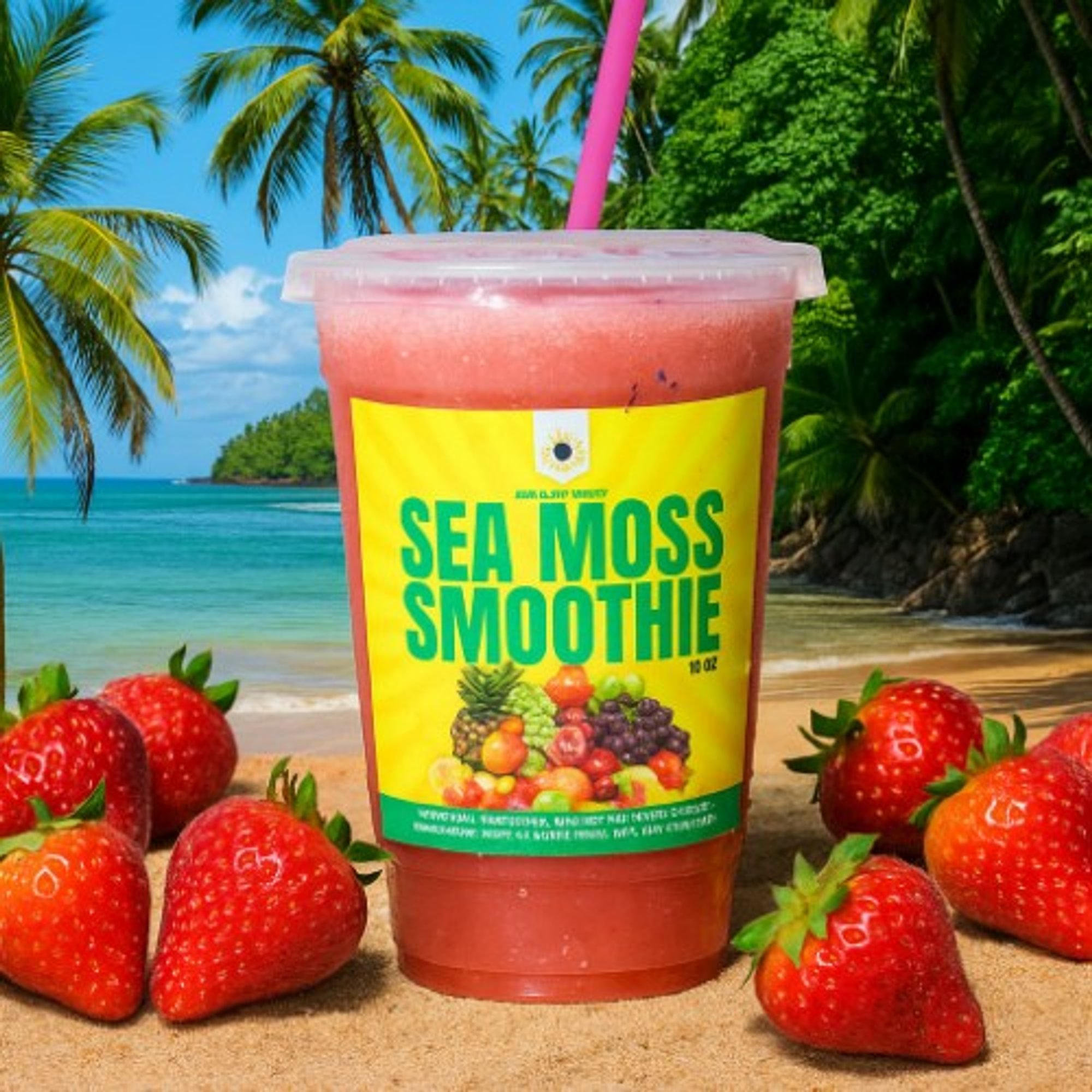 Strawberry/Mint Smoothie
