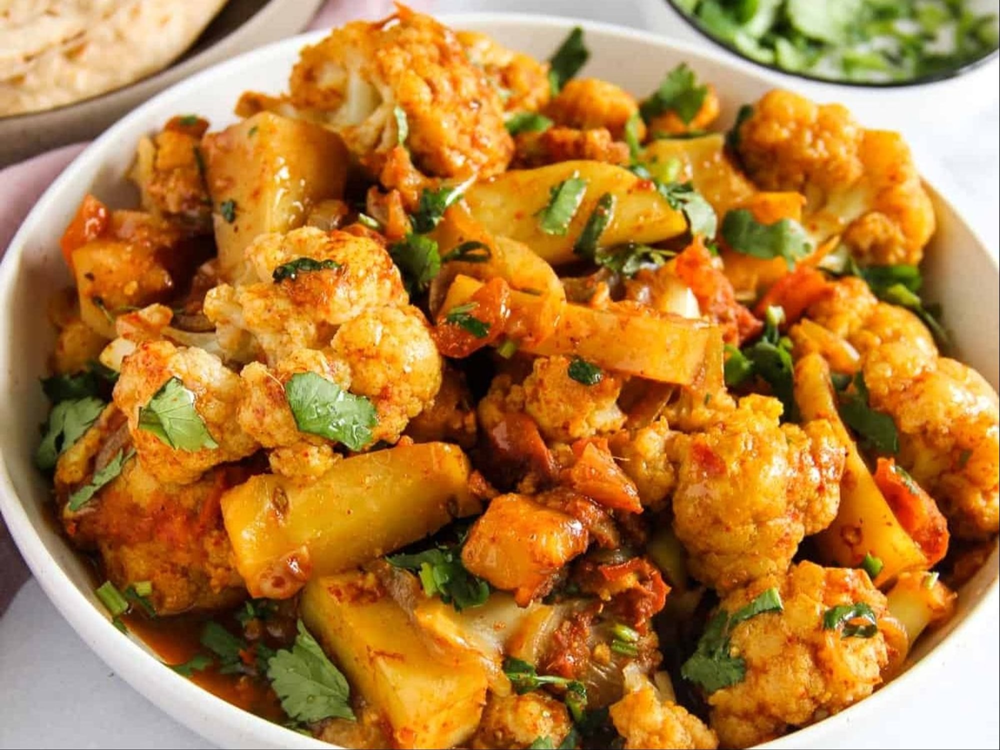 Aloo Gobi Rice Bowl (VG, GF)