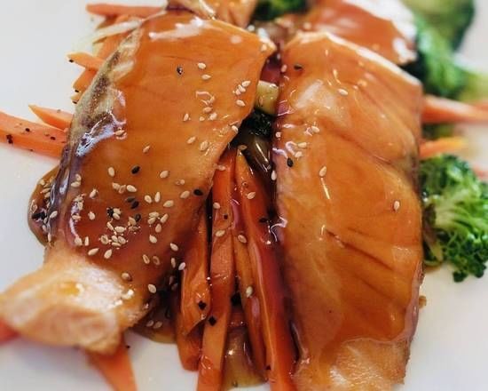 Salmon Teriyaki (Bento)