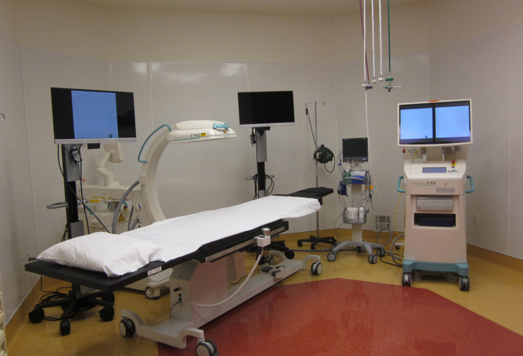 The treatment area of Southern California Vein Care