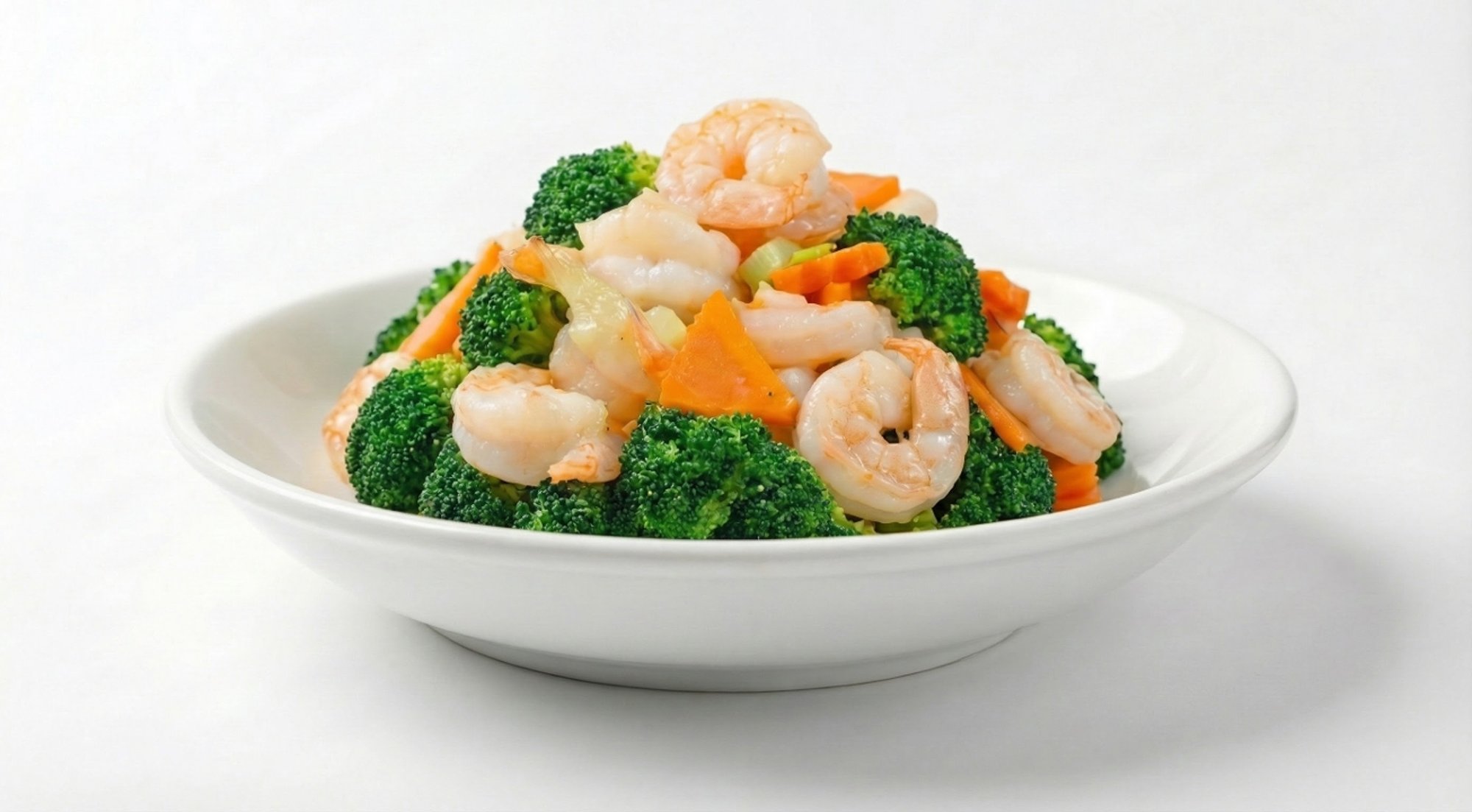 Shrimp and Broccoli - Clear Garlic Sauce