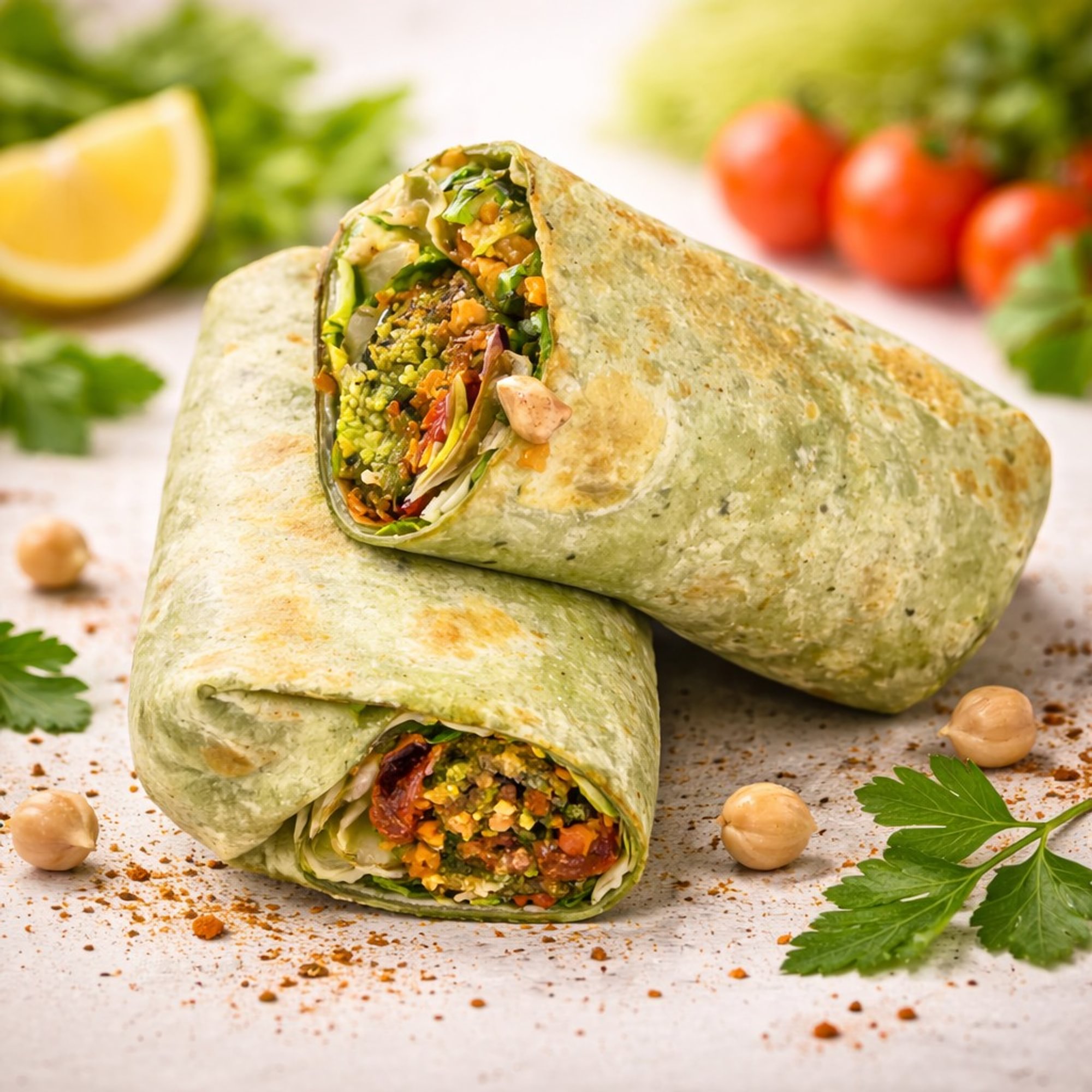Falafel Burrito Lunch