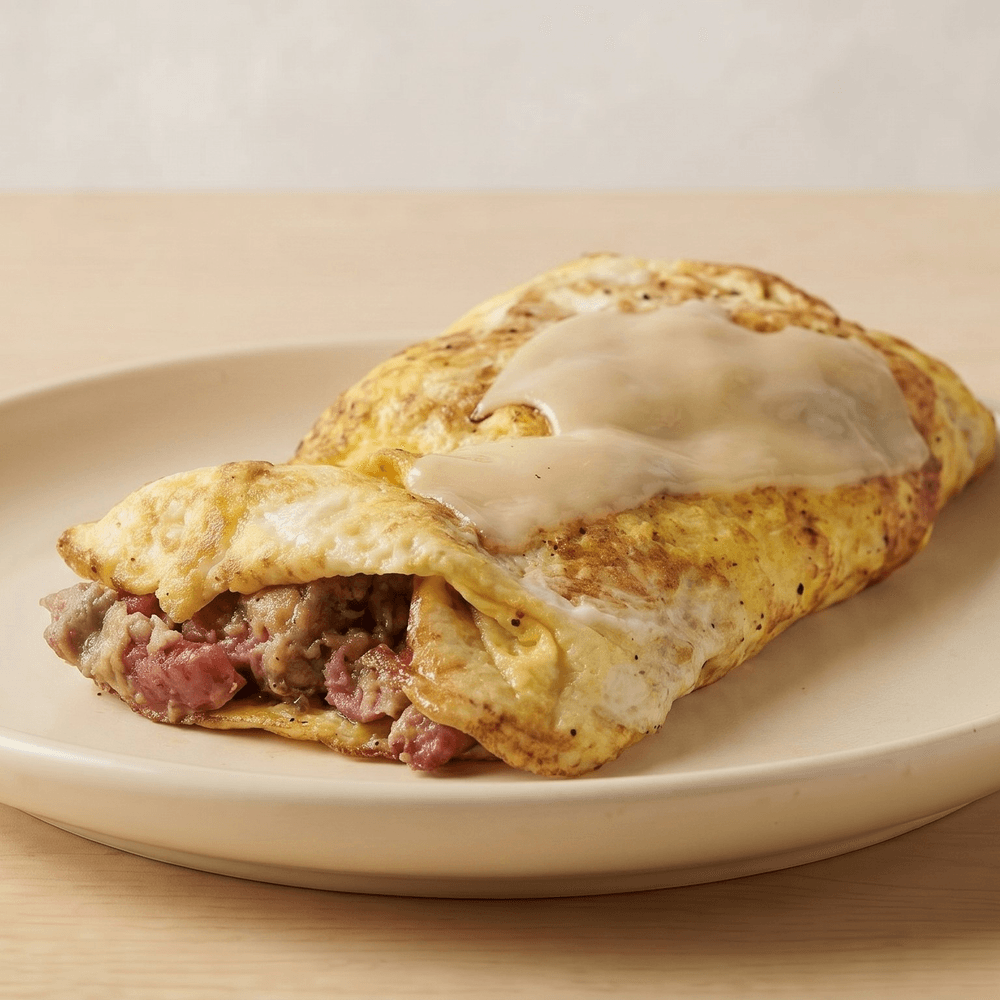Cheese Burger Omelette